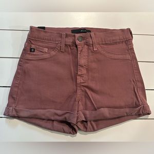 KanCan, Buckle, Mauve Pink, Mid-rise Short Shorts, Size 26, Very Stretchy